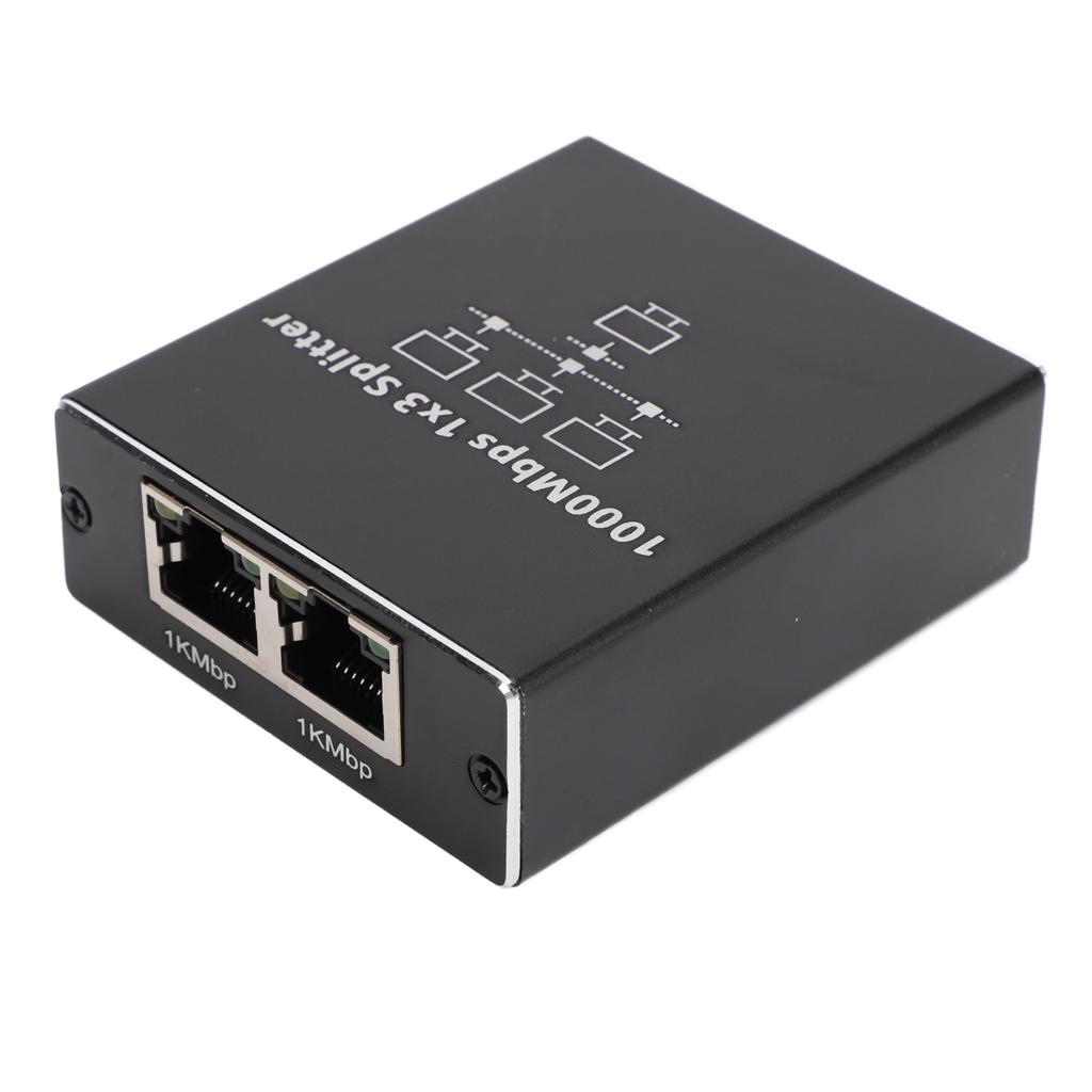 Ethernet-Splitter 1 zu 3 1000Mbps LAN-Splitter Netzwerk-Switch Gigabit-Internet-Splitter für Cat 6 7 8 Kabel