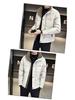 Men's Warm White Duck Down Jacket with Short Stand-Up Collar - Trendy Winter 2025 Arrival