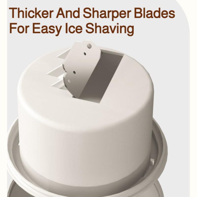 Portable Fast Ice Breaker Hand Crank Shaved Ice Making Machine DIY Hand-Cranked Ice Shaver – Household Manual Snow Cone Smoothie