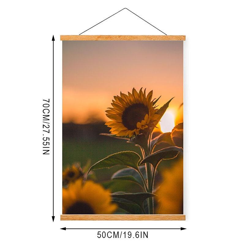 41 cm/51 cm girasole magnetico poster appendiabiti cornice naturale cornice appendiabiti cornice per foto cornice per arte della parete cornice artigianale