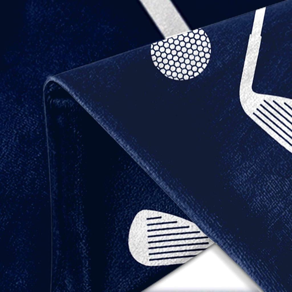 Emvency Set of 2 Throw Pillow Cover Boys Golf Sports in Navy Blue and Room Decorative Pillow Case Home Decor Square 18 x 18 Inch Pillowcase