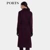 PORTS Women's Long Wool Coat