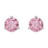 Solitaire Round Crystal Design Earrings Women Earrings Pink 5717577