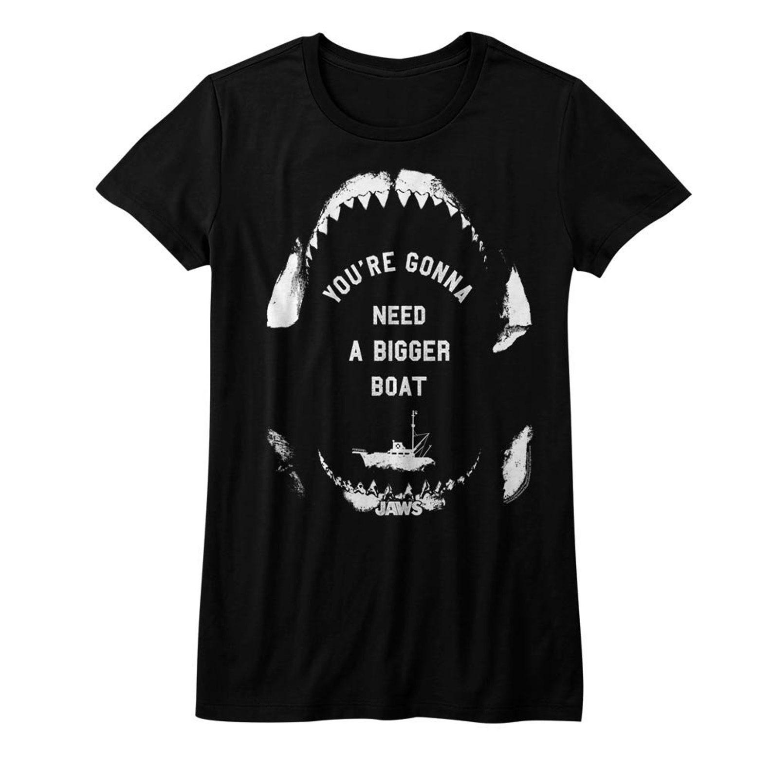 Jaws Sailing Wisdom Black Junior Women s T-Shirt 4XL