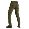 New Product Motorcycle Jeans Men's Winter Fleece Cycling Pants Multi-Bag Motorcycle Cargo Pants Silicone Protector