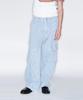 Peulomaleul Wide Fatigue Denim Pants / Stripe