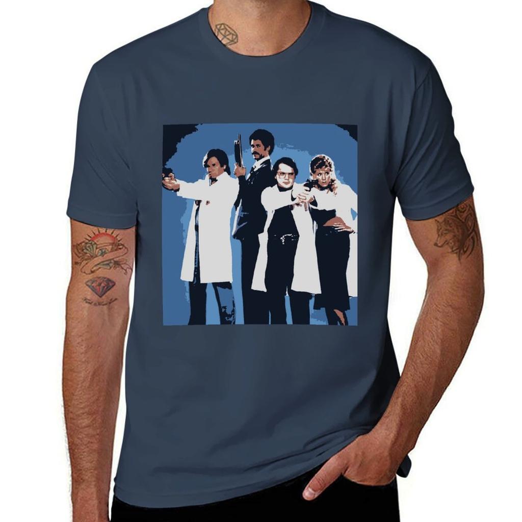 A Darkplace Garth Goes T-Shirt Big Size Short Sleeve Casual Top
