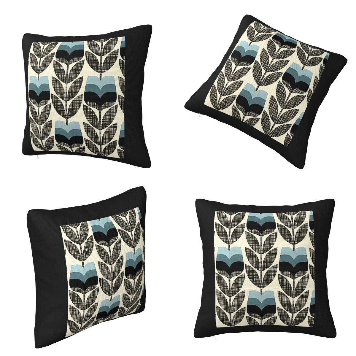 Exquisite Ornaments Unisex Orla Kiely (2) Square Pillowcase Cushion Cover Pillow Case Throw Pillow Cover For Home Bedroom Car