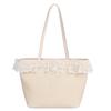 New Niche Cute Playful High-end Lace Handheld Canvas Bag Shopping Bag Tote Bag