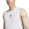 Adidas Les Mills Graphic Tank Top JRS33 KRL50 White Men's (JJ1434) J/M