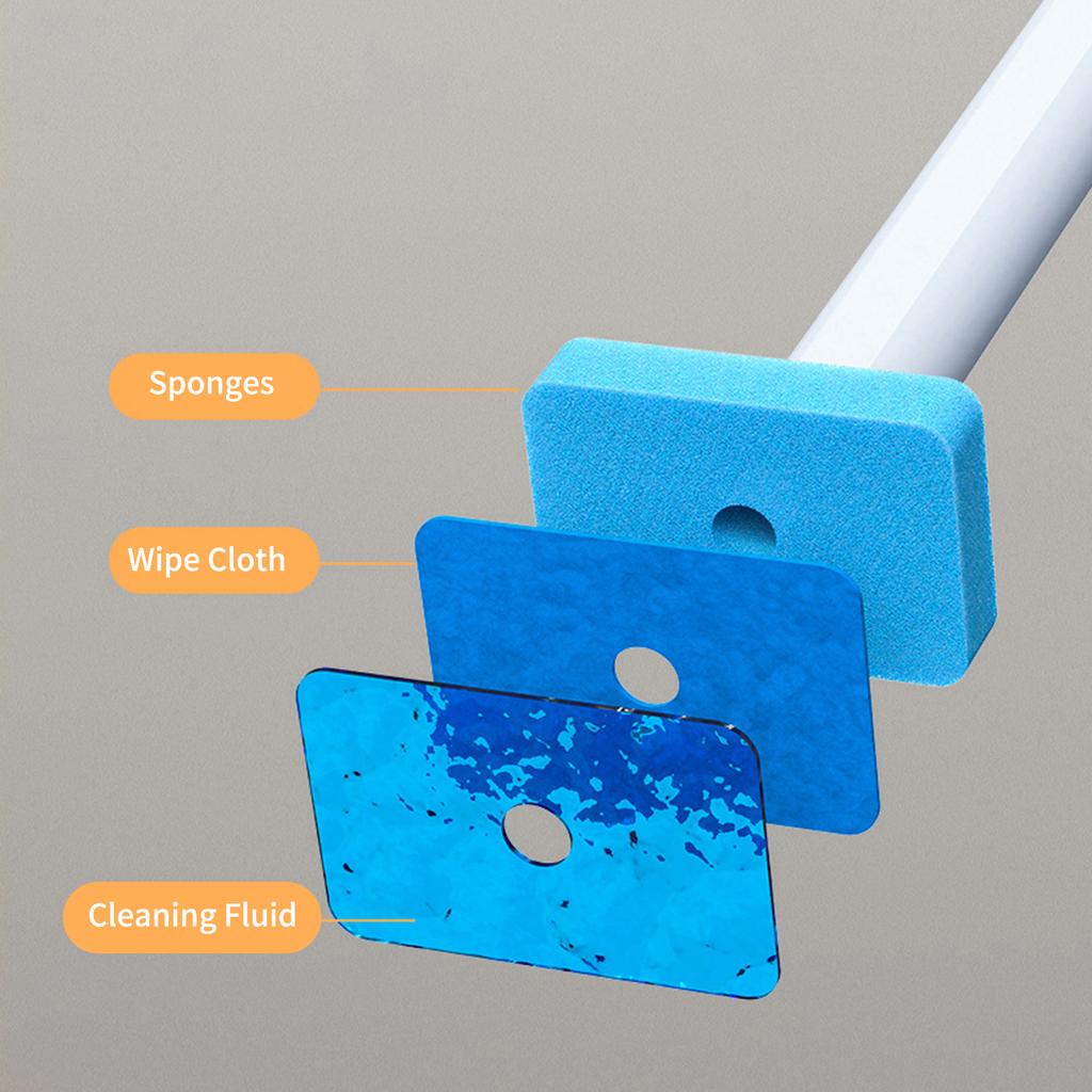 7PCS Refills for Toilet Bowl Wall-mounted Detachable Brush Head Toiletwand Refills Fresh for