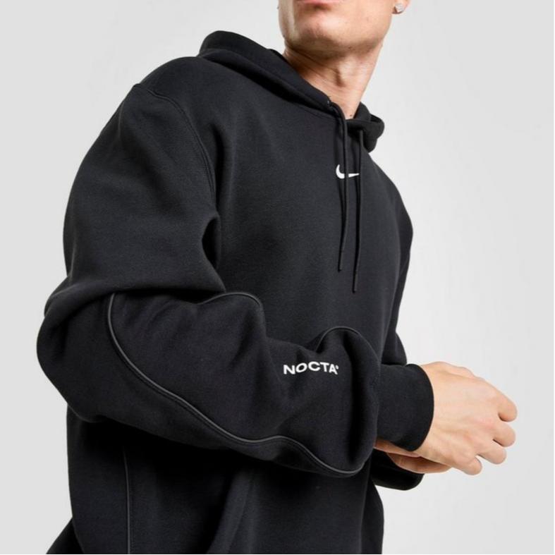 Nike Felpa Uomo con Cappuccio Manica Lunga Motivo Logo Nera HM5762-010