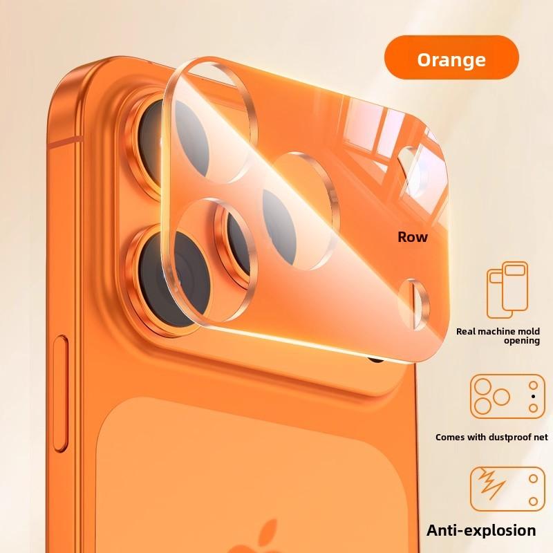 360° All -Round Real Machine Color Camera Lens Anti-reflection Glass Protector Film For IPhone17 Pro Max Rear Protect Cap