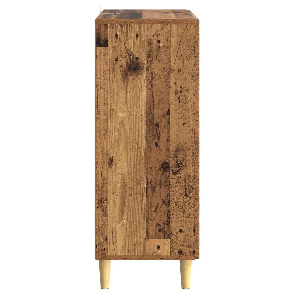 Reclaimed Wood Sideboard 66 x 34.5 x 90 cm Engineered Wood