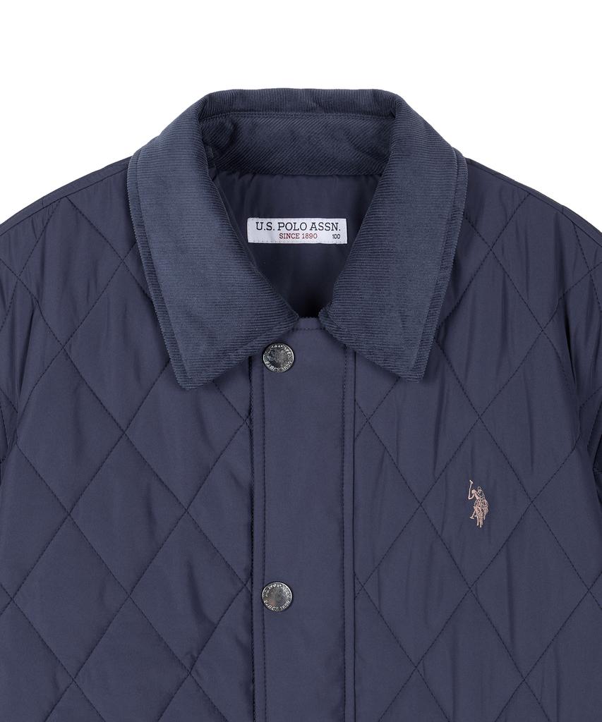 Uspoloassn Quilted Padded Jumper_Navy