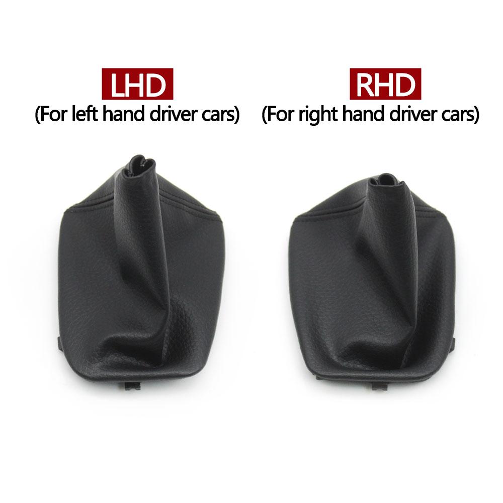 Black Automatic Gear Shifter Boot Leather Dust Cover Frame For BMW 3 Series E90 E91 E92 E93 2005-2011 25167592028 25167592029