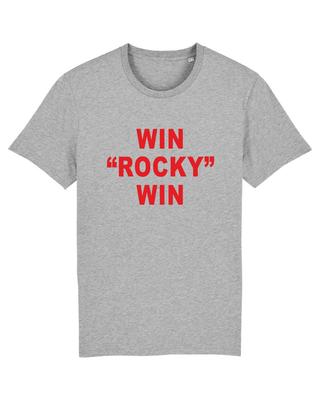 Gri Erkek WIN ROCKY WIN Rocky Balboa Tişört Tişört Baskılı Boks Dövüş Antrenman Spor Salonu