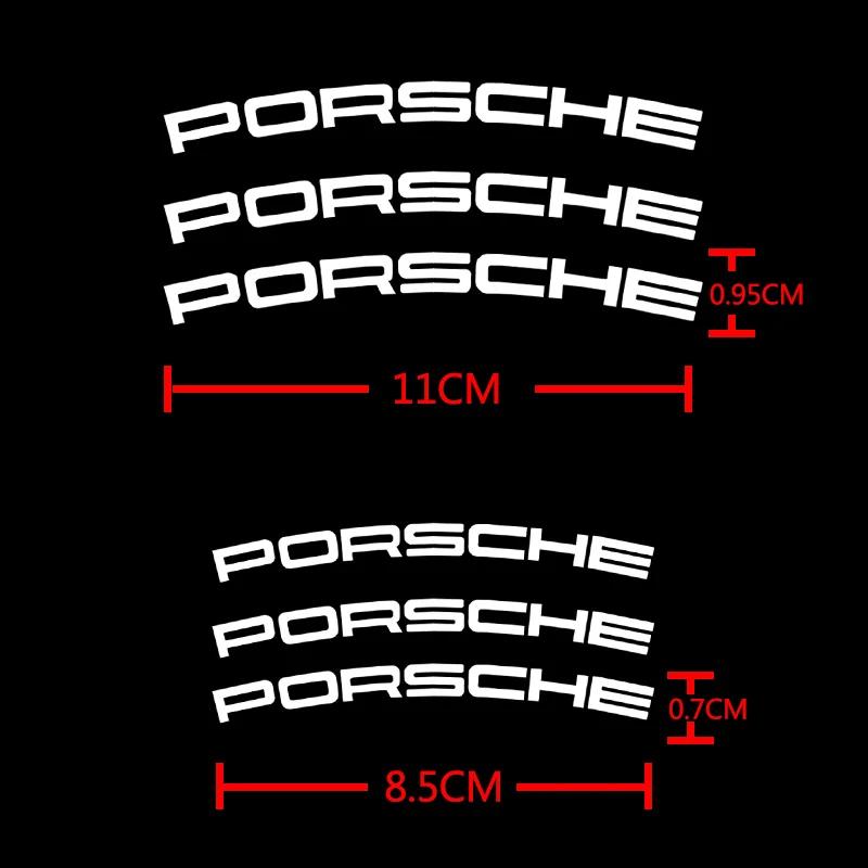 Nieuw Voor Porsche Cayenne Panamera Macan 911 Taycan Boxster Auto Accessoires Auto Remklauw Badge Sticker Embleem Stickers