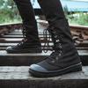 Luxury Men's Shoes 2026 Autumn High Top Canvas Boots Fashion Anti Slipwork Shoes for Men Outdoor Hiking Boots Zapatos De Hombre
