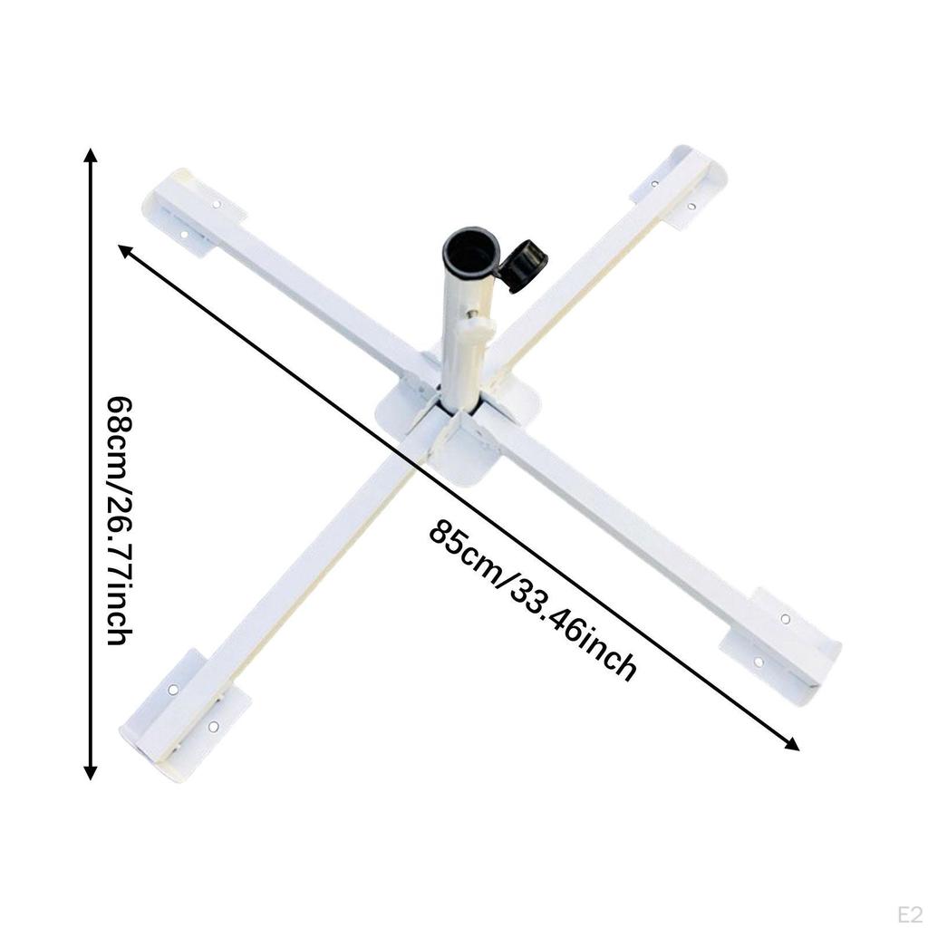 Beach Umbrella Stand Base Outdoor Parasol Support Outside Portable Holder Foldable for