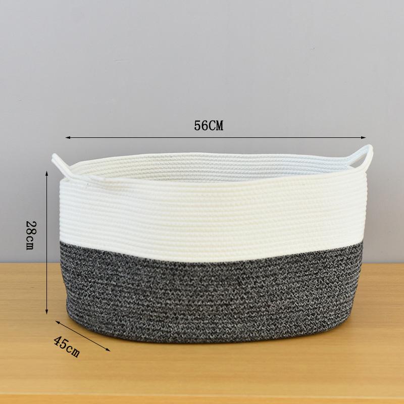 Woven Round Basket: Flower Pot, Storage, Home Decor, Laundry