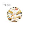 51pcs Engineering Vehicle Tableware Set Includes Plates Cups Napkins Tablecloth