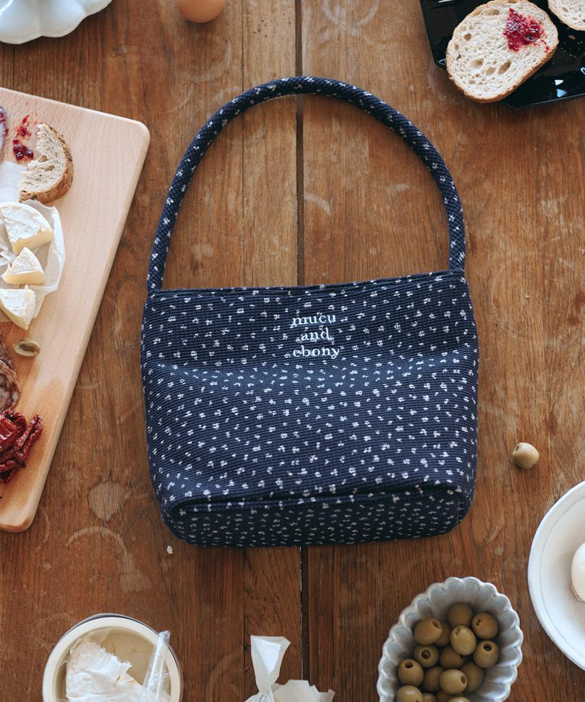 Mucu And Ebony Nearest Bag _ Flower Navy