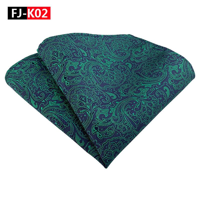 Blumen-Paisley-Polyester-Einstecktuch für Herrenanzug - Elegantes Design 2025