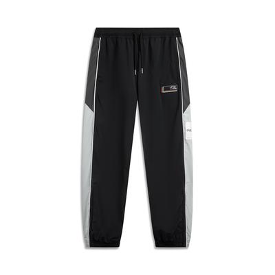 Sports Lifestyle Series Windproof Water-Repellent Logo Color-Block Casual Pants Men Bottoms AYKW451-1