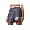 Adidas Originals Home Of Classics Campus 00s Trefoil Solid Color Logo Stripe Dual Pocket Shorts Women Bottoms Purple IC5421