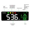 Wall Mounted Sound Level Meter With Temperature Humidity Sensors For Accurate Measurement In Indoor Decibel Meter