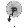 VEVOR Wall Mount Fan, 500mm Wall Mounted Hanging Fan Oscillating, 3-Speed, Long Airflow Distance, Adjustable Rotation Angle