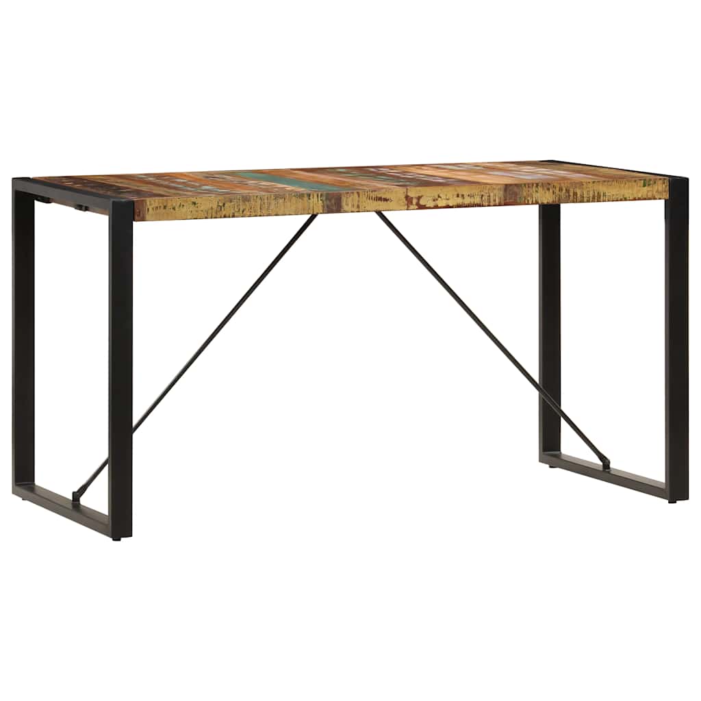 Dining Table 140 x 70 x 75 cm Solid Reclaimed Wood