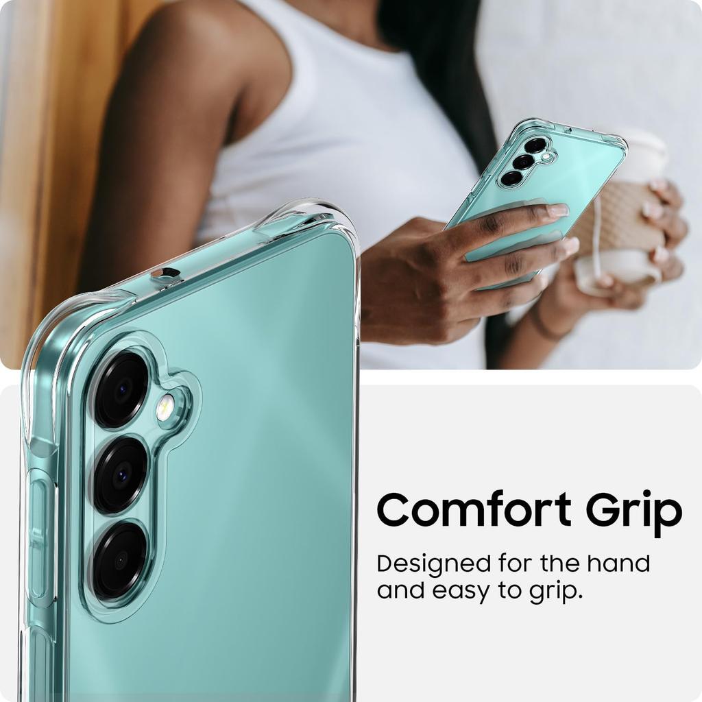 Clear Case For Samsung Galaxy A02 A04 A04E A05 A12 A13 A14 A15 A22 A23 A24 A25 A26 Air-Bag Shockproof Silicone Transparent Cover