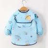 Children's Reversible Cotton Coverall – Baby Waterproof & Oil-Proof Bib and Apron