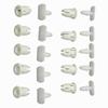 Trim Clip White 10x/set Accessory Adapter Assembly