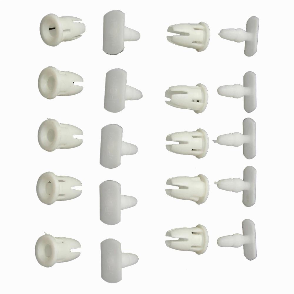 Trim Clip White 10x/set Accessory Adapter Assembly