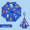MAYDU Kids Double-Layer Reverse Windproof Straight Umbrella