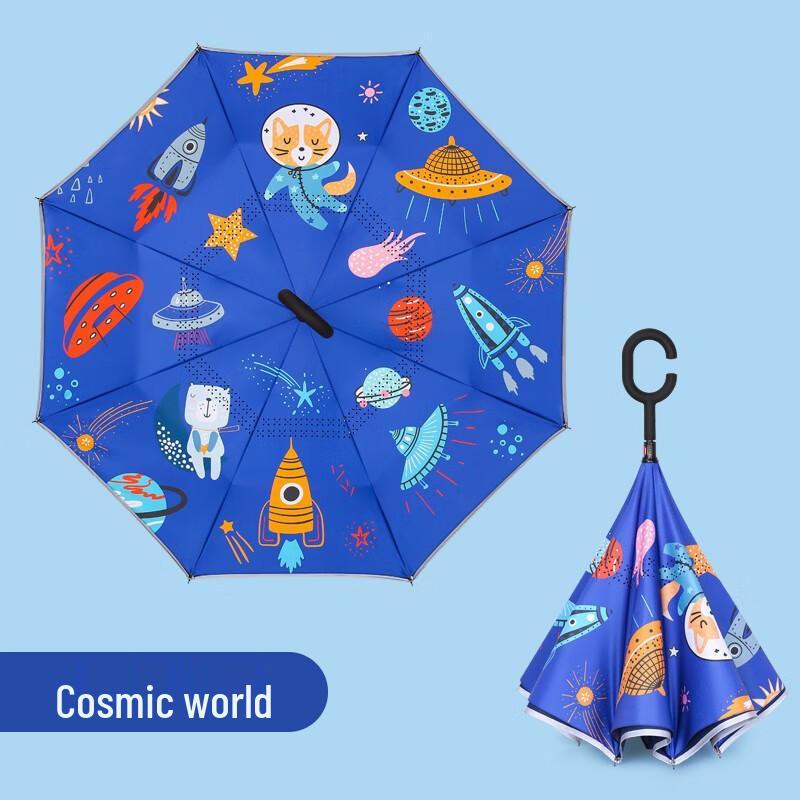 MAYDU Children s Cosmic World Reverse Umbrella