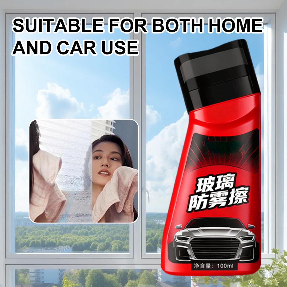 100ml Car Window Defroster Anti-Rain Spray Auto Water Repellent Coating Agent Waterproof Rainproof Anti-fog Glass Cleaner