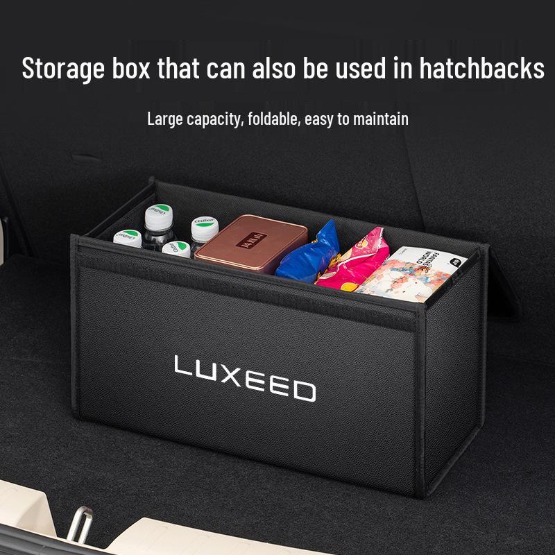 Zhiji R7 S7 Car Trunk Organizer: Folding Storage Box for Car Interior