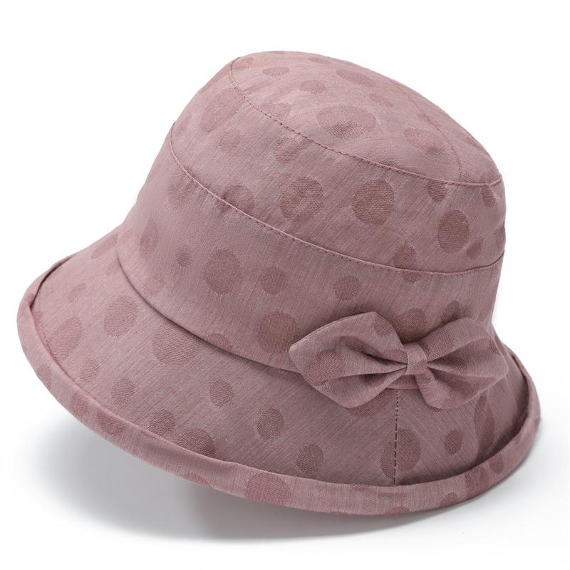 

шляпы для матерей среднего возраста, женские шляпы для рыбаков, весенне-летние шляпы, шляпы из тонкой ткани с короткими полями, шляпы для пожилых людей, шляпы для бабушек, солнцезащитные козырьки M（56-58cm）