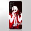 Funda de moda con diseño de anime Kaneki Ken de Tokyo Ghoul para Samsung Galaxy A12, A02S, A22, A32, A52, A72, A71, A51, A41, A31, A21, A11, A50, A70, A10S, A20S