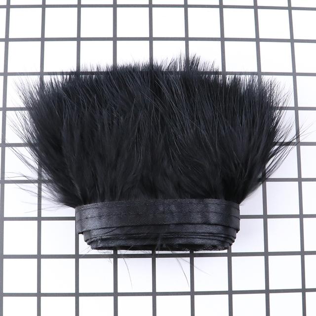 1Meter Fluffy Turkey Feathers Trim Ribbon 8-10Cm Marabou Feather For Craft Fringe Sewing Wedding Party Clothing Dress Decoration