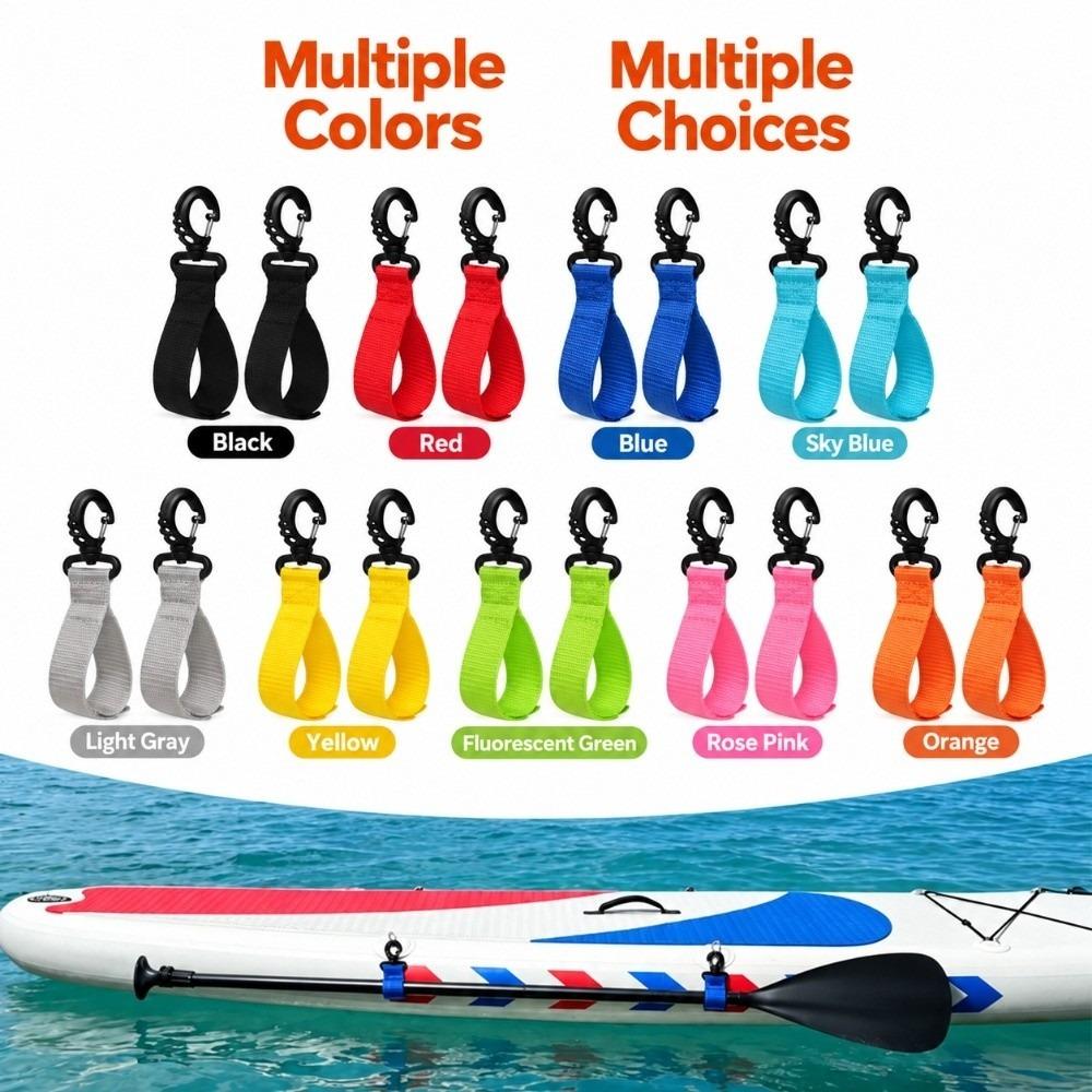 2Pcs Adjustable Paddle Buckle Mother-and-Child Posters Kayak Strap Paddle Clip  Kayak