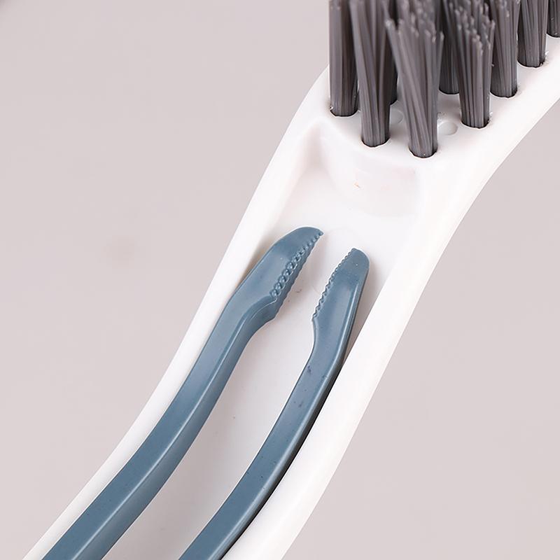2-In-1Multipurpose Bathroom Tile Floor Gap Cleaning Brush Window Groove Brush Convenient Household Corner Cleaning Tools