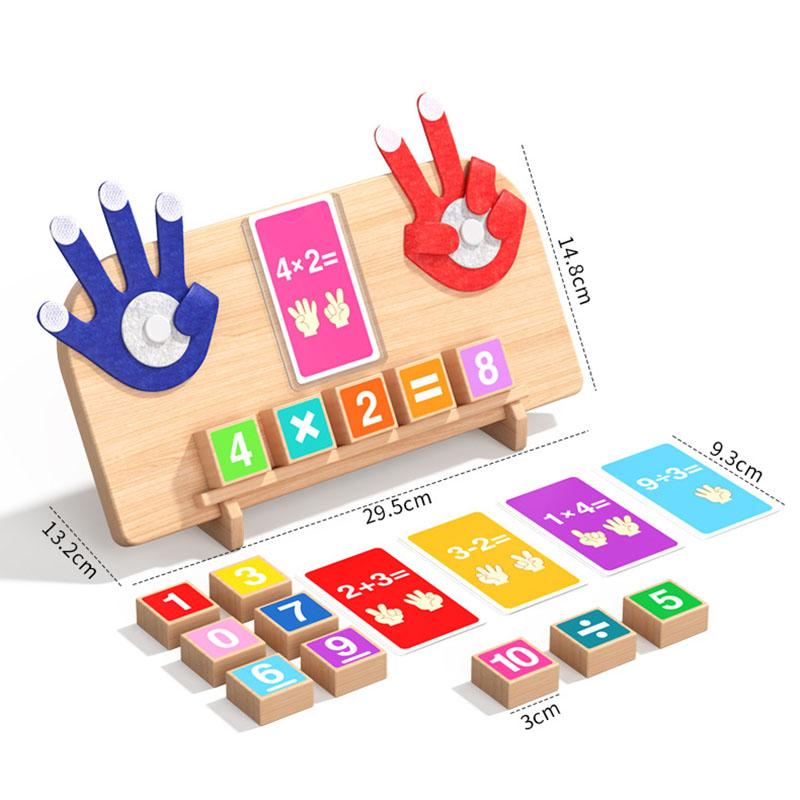 Youngsters High-Quality Wooden High-Quality Finger High-Quality Numbers High-Quality Math High-Quality Toy High-Quality Clip High-Quality Beads