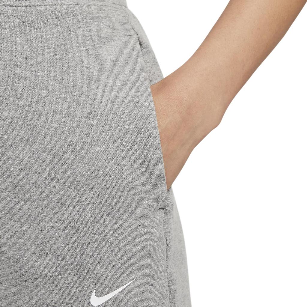 Nike Dri-FIT One Solid Logo Drawstring Joggers Women Bottoms Grey FB5435-091