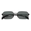 Prada Hohlrahmen Metall Quadrat Sonnenbrille Herren Sonnenbrille Schwarz PRA51S1AB5Z1