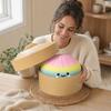 Pack Bao Bun Toys with Steamer Basket, Color Stress Toy